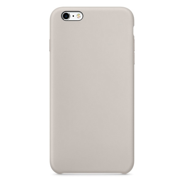 Силиконовый чехол Adamant Silicone Case Stone для iPhone 6/6S бежевый