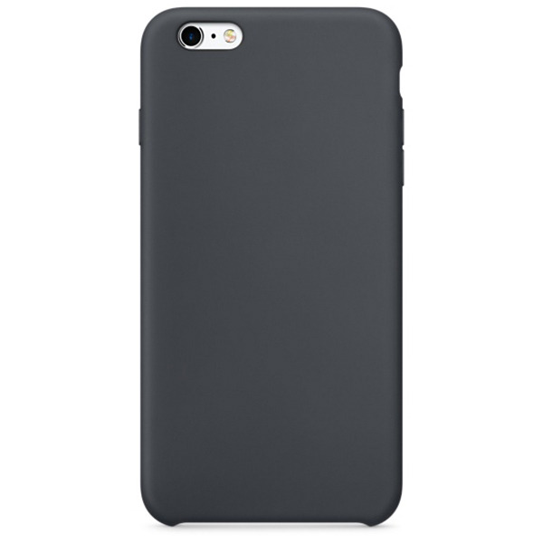 Силиконовый чехол Adamant Silicone Case для iPhone 6/6S Plus темно-серый