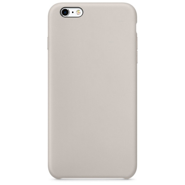 Силиконовый чехол Adamant Silicone Case для iPhone 6/6S Plus бежевый