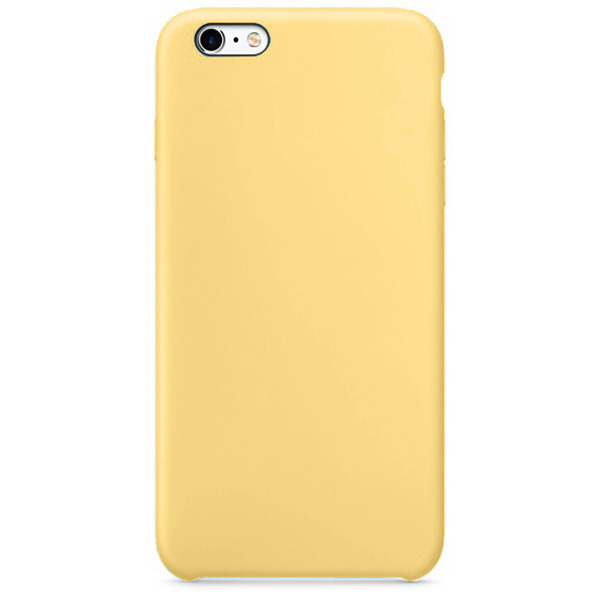 Силиконовый чехол Adamant Silicone Case для iPhone 6/6S Plus желтый