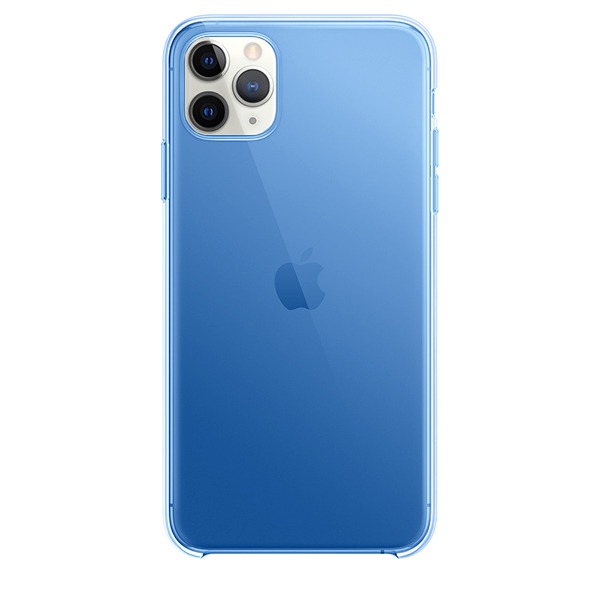 Чехол Adamant Clear Case для iPhone 11 Pro Max сине-прозрачный