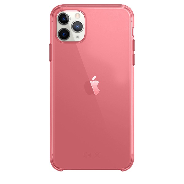 Чехол Adamant Clear Case для iPhone 11 Pro Max розово-прозрачный