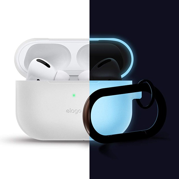    +  Elago Slim Hang Case Nightglow Blue  Apple AirPods Pro Case  EAPPSM-HANG-LUBL