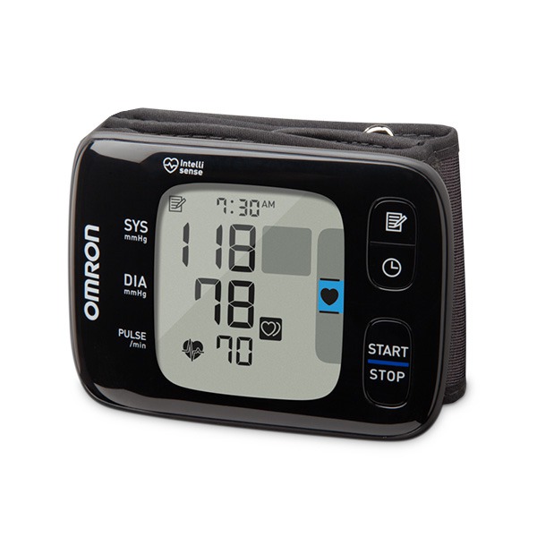 Беспроводной тонометр Omron 7 Series Wireless Wrist Blood Pressure Monitor черный BP6350