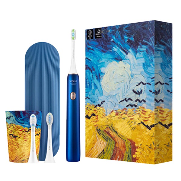 Звуковая электрическая зубная щетка Xiaomi Soocas X3U Van Gogh синяя