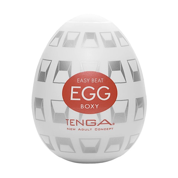 Tenga Мастурбатор-яйцо EGG Boxy белый