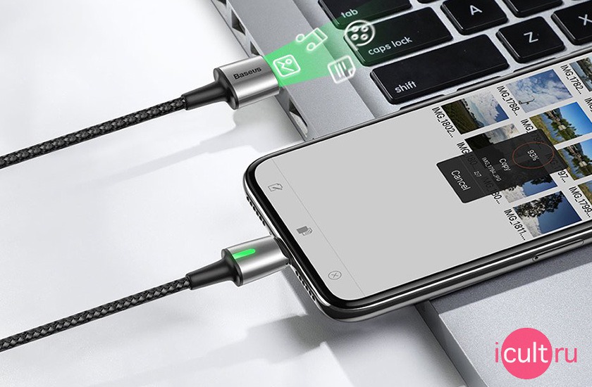 Baseus Zinc Magnetic USB to USB-C/MicroUSB/Lightning