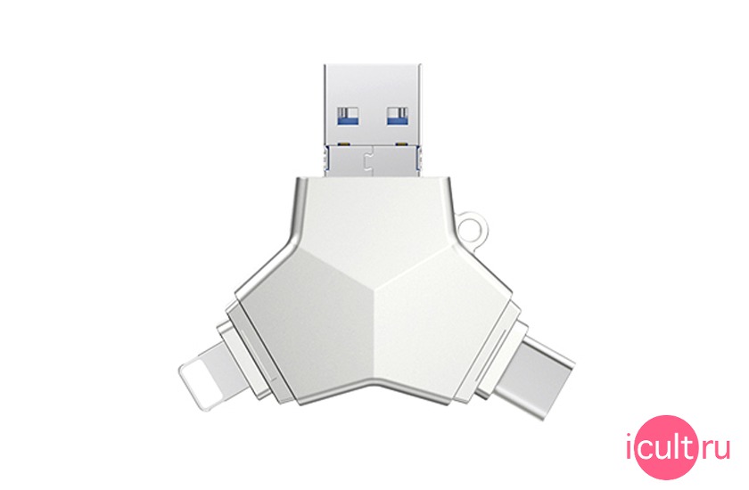 iDragon USB/USB-C/MicroUSB/Lightning Flash Drive 32GB