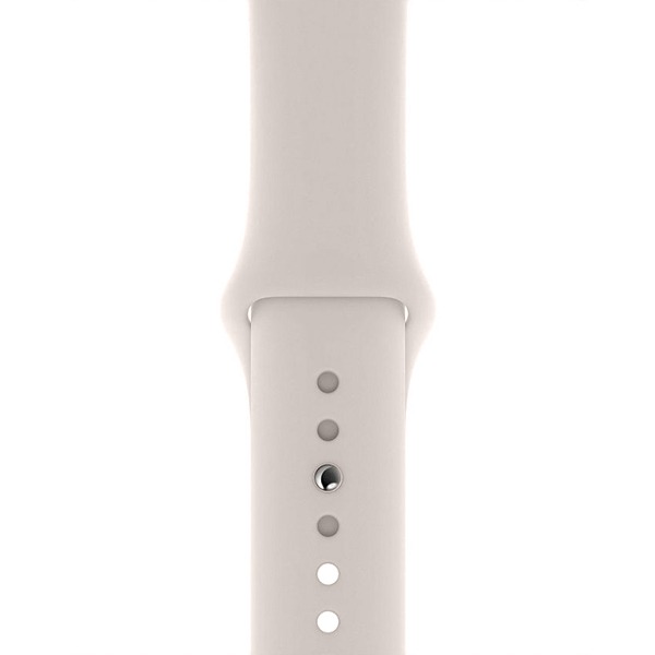 Силиконовый ремешок Adamant Silicone Strap для Apple Watch 38/40 мм бежевый 0014