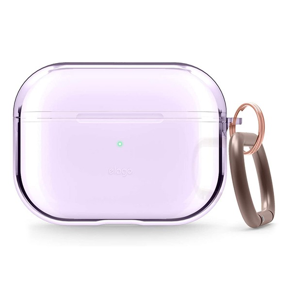  +  Elago Protective Clear Case Lavender  Apple AirPods Pro Case  EAPPCL-HANG-LV