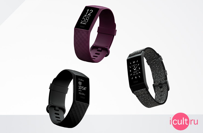 Fitbit Charge 4 Granite Reflective Woven