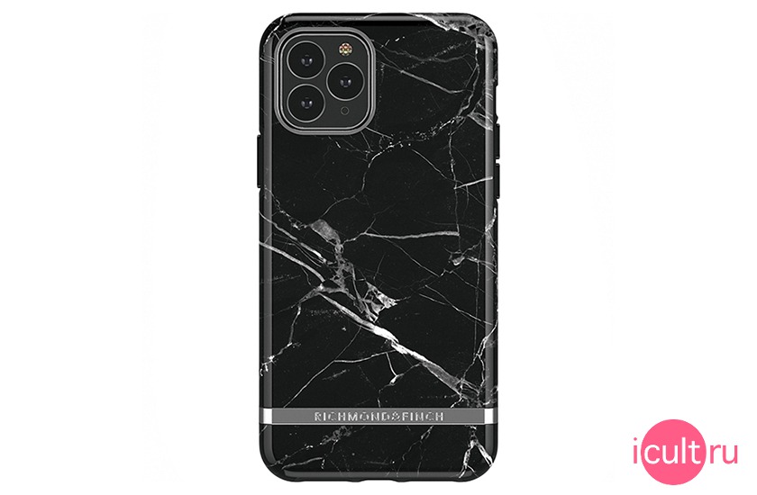 Richmond & Finch Freedom Black/Silver Marble  iPhone 11 Pro