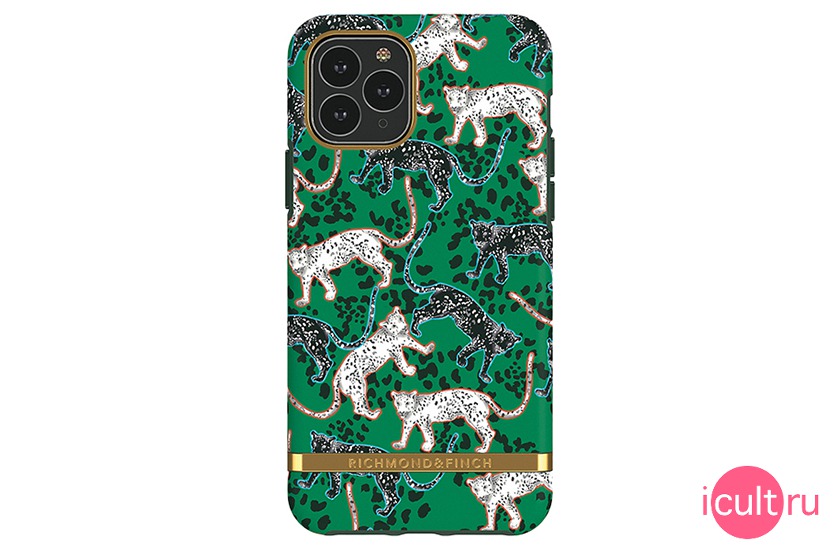 Richmond & Finch Freedom Green Leopard  iPhone 11 Pro