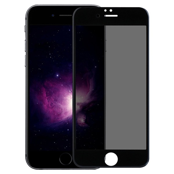 Антишпионское стекло Blueo Anti-Broken Edge Anti-Peep 3D 0.26 мм для iPhone 7/8/SE 2020 чёрное/прозрачное 7B8-IP7B