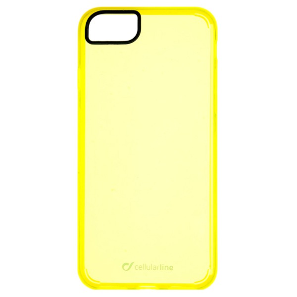 Чехол Cellular Line Clear Color Yellow для iPhone 7/8/SE 2020 желтый