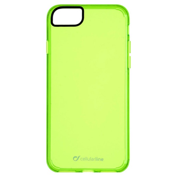 Чехол Cellular Line Clear Color Green для iPhone 7/8/SE 2020 зелёный