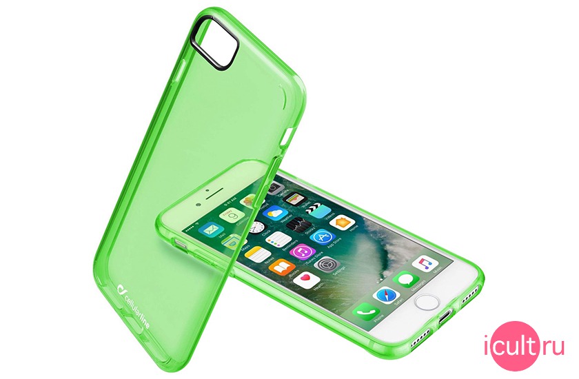 Cellular Line Clear Color Green  iPhone 7/8/SE 2020