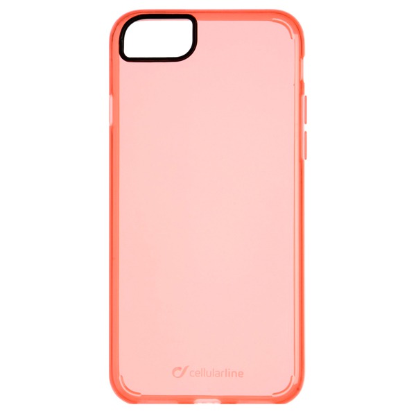 Чехол Cellular Line Clear Color Pink для iPhone 7/8/SE 2020 розовый