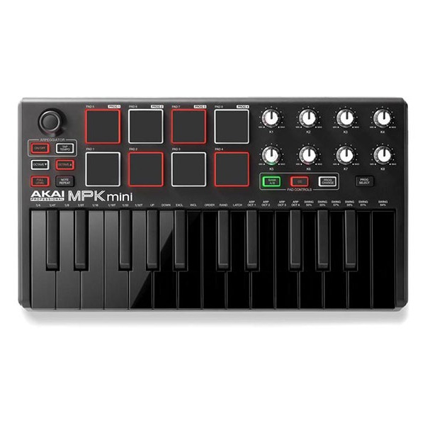 MIDI-клавиатура AKAI MPK Mini MKII Special Edition для ПК/Mac чёрная