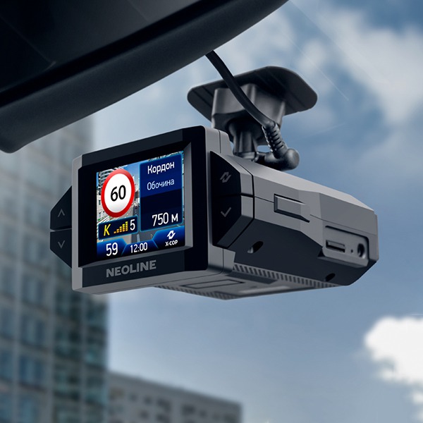 Автомобильный видеорегистратор с радар-детектором Neoline X-COP 9300 GPS Black черный