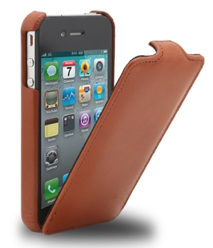 ����� Melkco Leather Case for Apple iPhone 4 - Jacka Type (Vintage Brown) APIPO4LCJT1BNIT