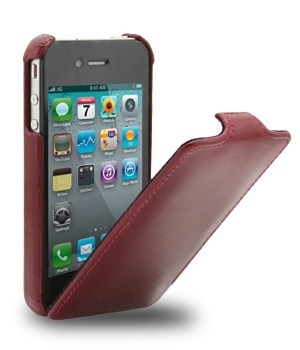 ����� Melkco Leather Case for Apple iPhone 4 - Jacka Type (Vintage Red) APIPO4LCJT1RDIT