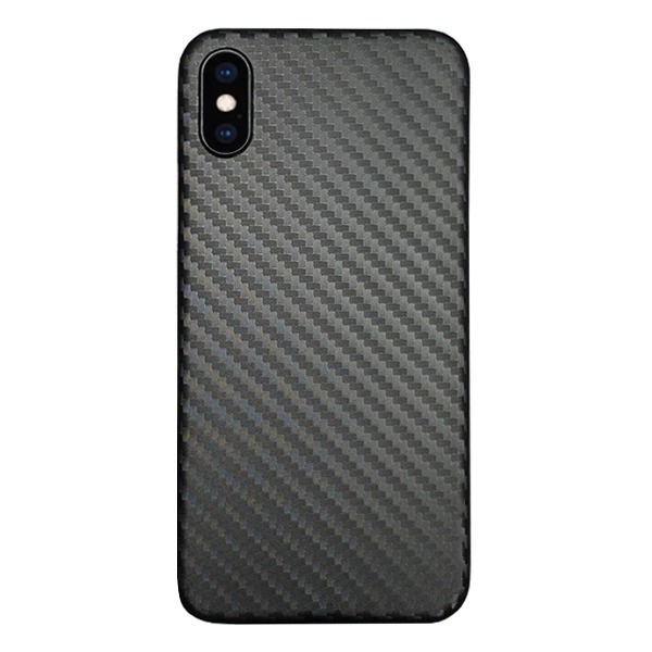Ультратонкий чехол Adamant Carbon Case для iPhone XS черный карбон
