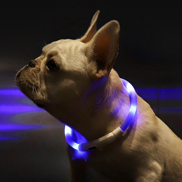 Светящийся ошейник для собак Xiaomi Little Beast Blue синий XL81-5001