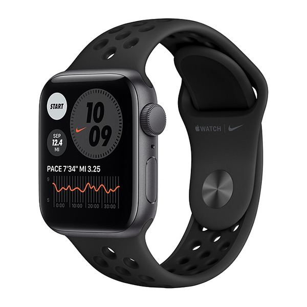 Смарт-часы Apple Watch SE GPS 40mm Aluminum Case with Nike Sport Band Space Gray/Anthracite/ Black серый космос/антрацитовый/чёрный MYYF2