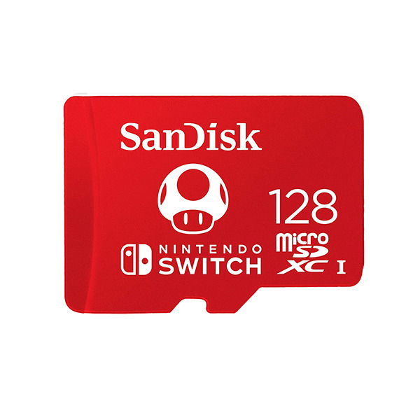 Карта памяти SanDisk 128GB MicroSDXC Class 10/UHS-I/100Мб/с для Nintendo Switch SDSQXAO-128G-GNCZN