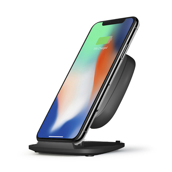   ZENS Fast Wireless Charger Stand/Base 10W Black  ZESC06B/00