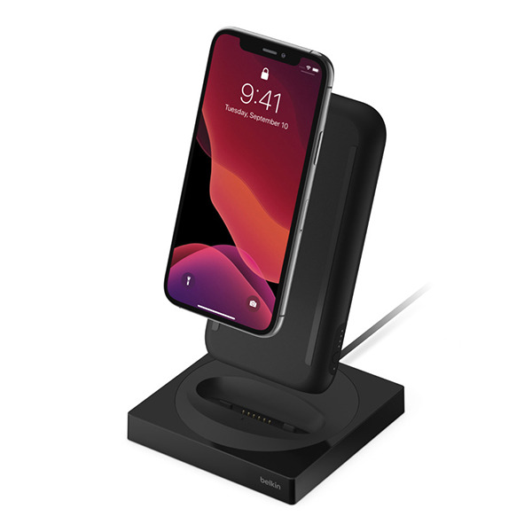     Belkin BOOST CHARGE Portable Wireless Charger + Stand Special Edition 1USB/10000mAh Black  WIZ003ttBK-APL