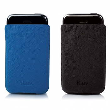 Комплект чехлов iLuv Black/Blue для iPhone 3G/3GS/4/4S черный/синий i70BBL