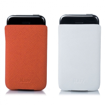 Комплект чехлов iLuv Orange/White для iPhone 3G/3GS/4/4S оранжевый/белый i70WOR