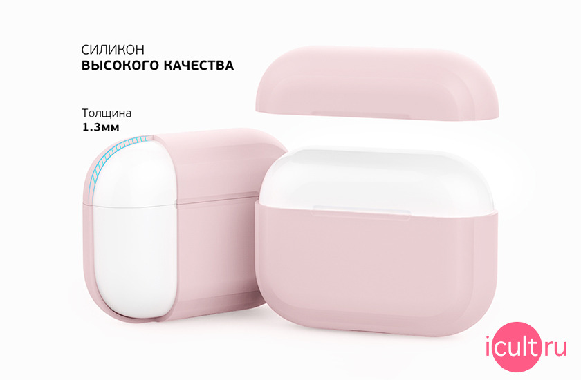Deppa Silicone Case Pink  Apple AirPods Pro