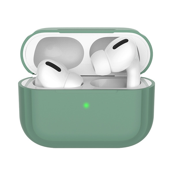 Силиконовый чехол Deppa Silicone Case Green для Apple AirPods Pro Case зелёный 47035