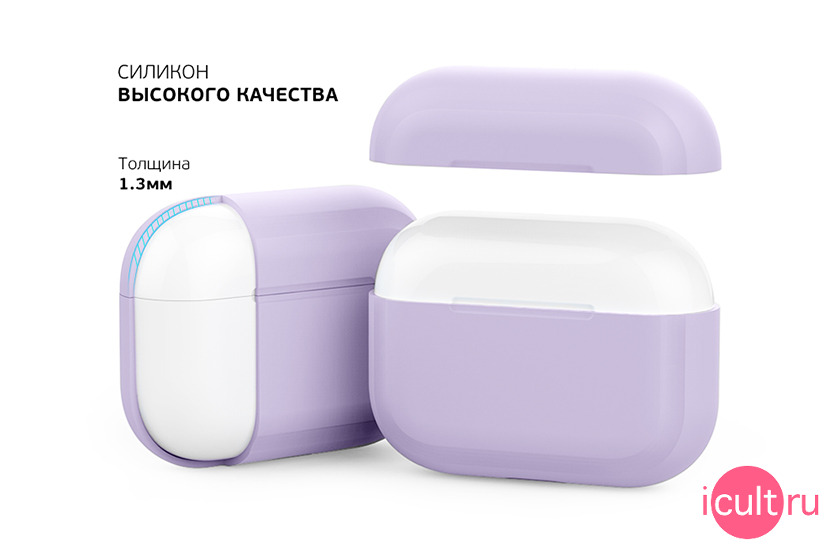 Deppa Silicone Case Lavender  Apple AirPods Pro