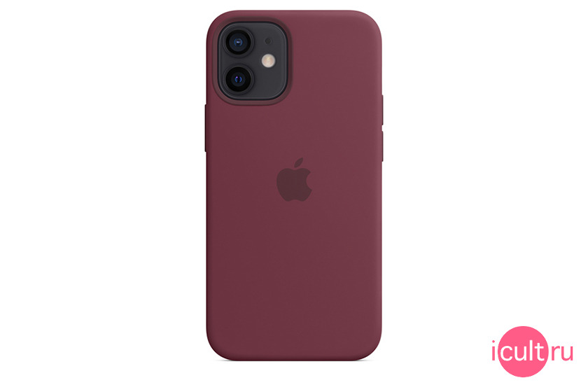 Apple Silicone Case with MagSafe Plum  iPhone 12 mini