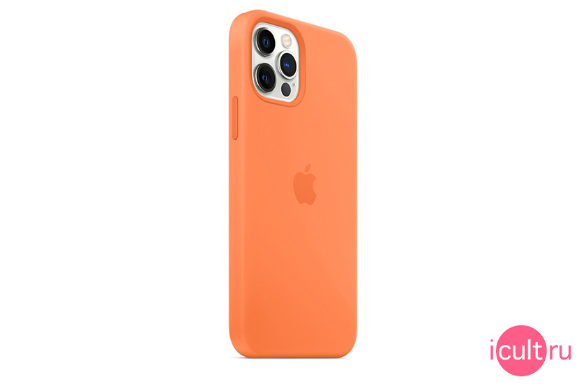 Apple Silicone Case with MagSafe Kumquat  iPhone 12/12 Pro