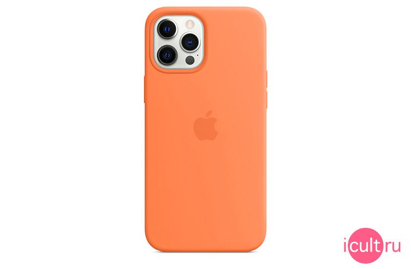 Apple Silicone Case with MagSafe Kumquat  iPhone 12 Pro Max