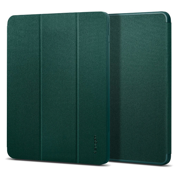 Чехол-книжка Spigen Urban Fit Military Green для iPad Pro 12.9&quot; 2018/20 тёмно-зелёный ACS01059
