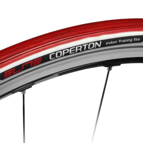 Тренировочная покрышка Elite Coperton Red для велотренажеров Elite/колёс 28&quot; красная EL0102100