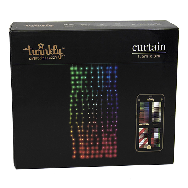   Twinkly Curtain RGBW 200 LEDS 1.5  3   iOS/Android   TI-1020-S-EU-P-C