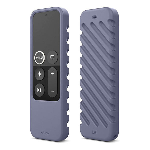 Силиконовый чехол с ремешком Elago R3 Protective Case Lavender Grey для пульта Apple Siri Remote лавандовый ER3-LVG