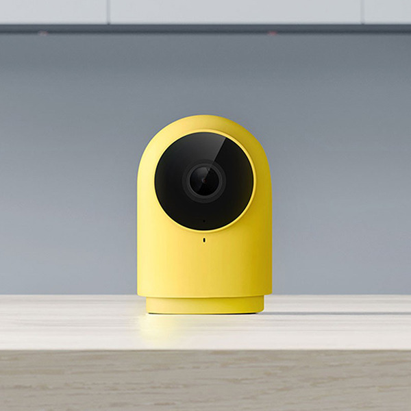 Wi-Fi камера наблюдения с Zigbee шлюзом Xiaomi Aqara Smart Camera G2H Apple HomeKit 1080p Yellow желтая ZNSXJ12LM