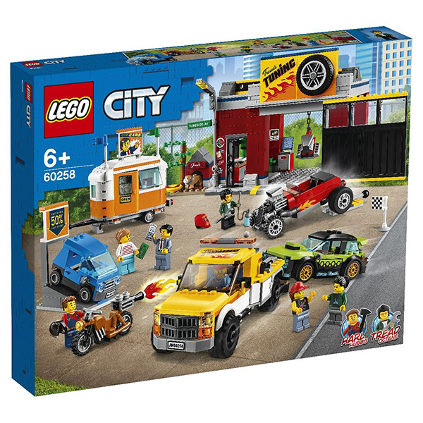 Конструктор LEGO City 60258 Тюнинг-мастерская