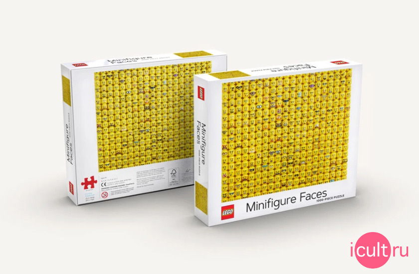  LEGO Minifigure Faces 1000 