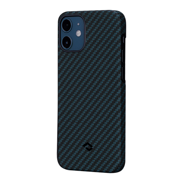 Чехол Pitaka MagEZ Case Black/Blue Twill для iPhone 12 mini черный/синий KI1208
