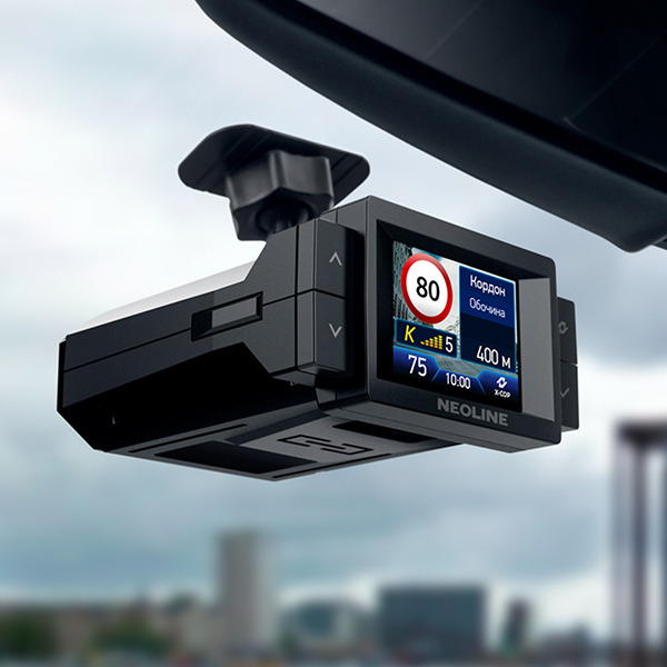 Автомобильный видеорегистратор с радар-детектором Neoline X-COP 9100z GPS Black черный