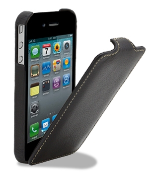 ����� Melkco Leather Case for Apple iPhone 4 - Jacka Type (Black LC) APIPO4LCJT1BKLC